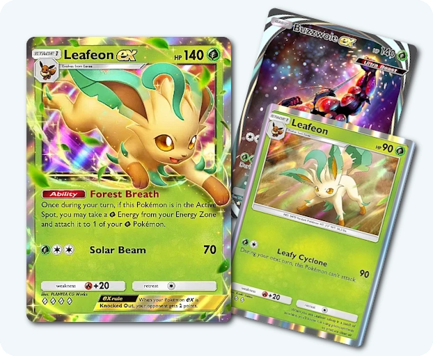 Leafeon ex 2 Buzzwole Boogaloo