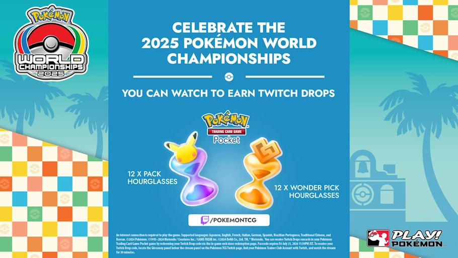Pokémon World Championships 2025 Twitch Drops